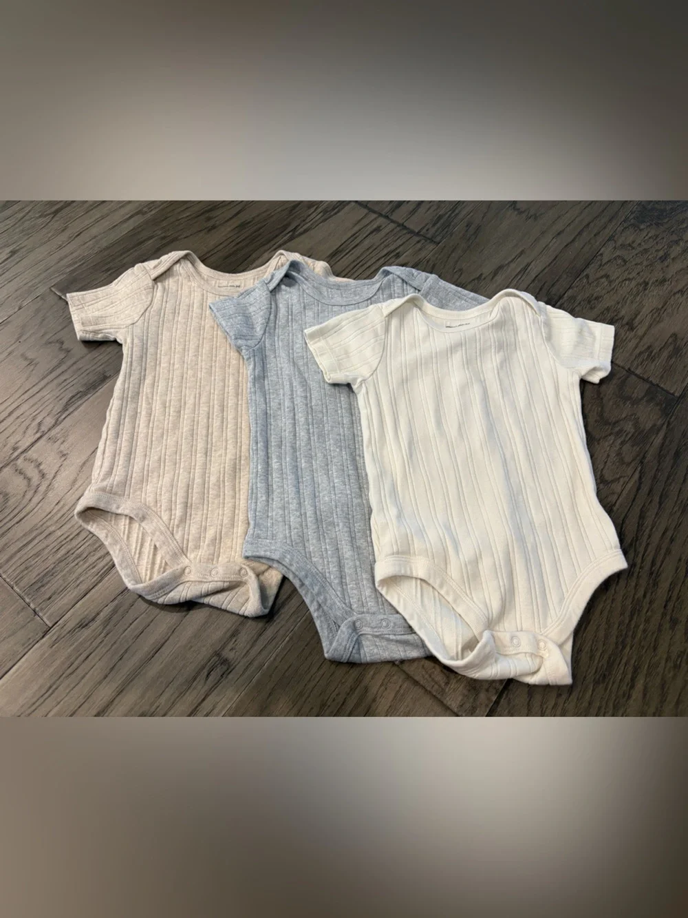 Ribbed Cotton 18M Bodysuits